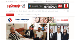 Desktop Screenshot of gunisigigazetesi.net